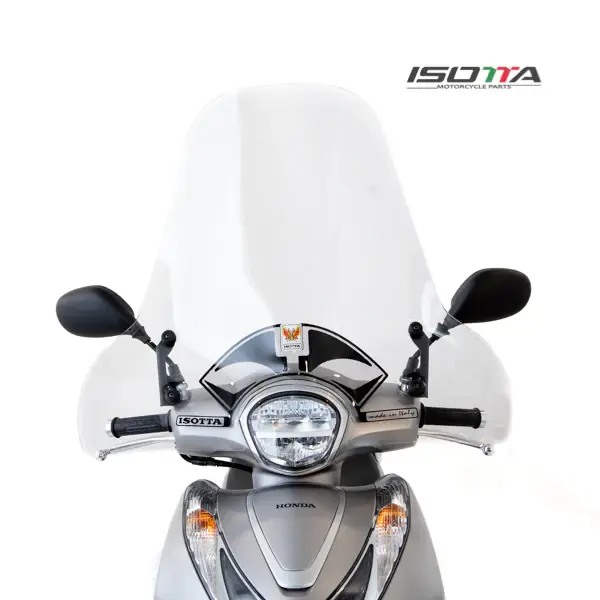 ISOTTA PARABREZZA MEDIA PROTEZIONE CON SERIGRAFIA ANTI REFRAZIONE SOLARE HONDA SH MODE 125 Esclusivo