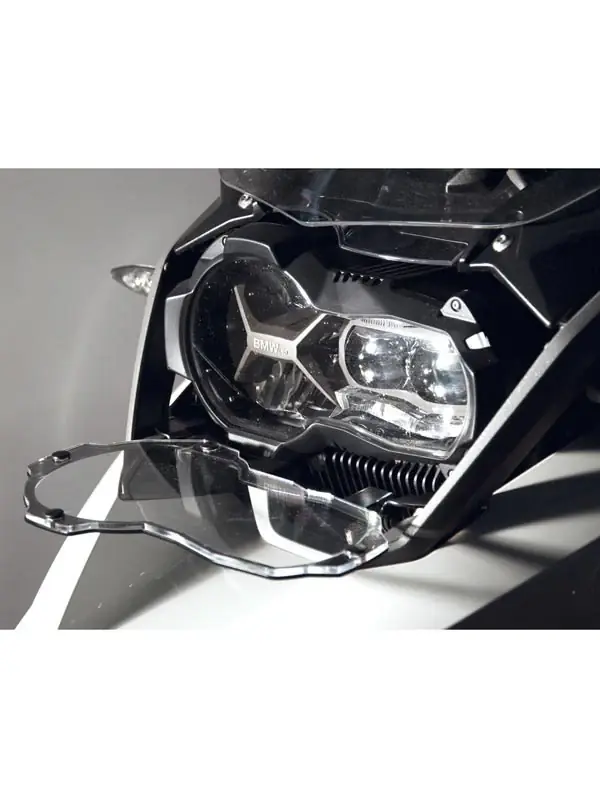 ISOTTA PROTEZIONE FARO IN PMMA PER BMW R 1200 GS LC STD 2013-16 Consegna Rapida