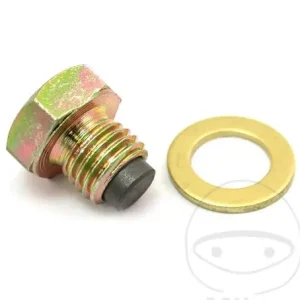 Prezzo Basso JMP Tappo scarico olio magnetico con anello di tenuta M12x1.50 Aprilia, Honda, Yamaha