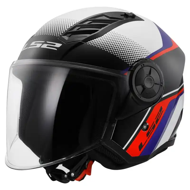 Casco LS2 OF616 AIRFLOW II casco jet con visiera colorazione RUSH Compra Online