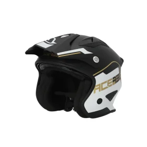 Consegna Rapida CASCO JET Acerbis ARIA Nero/Bianco/Oro
