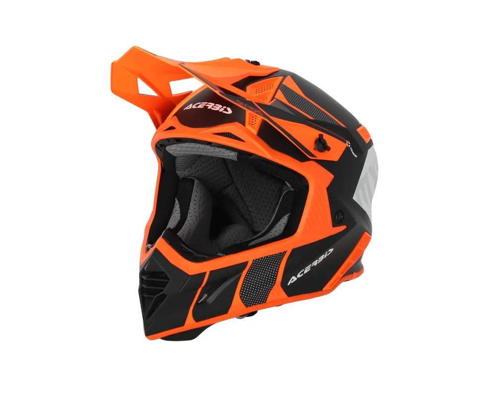 CASCO Cross / Enduro / Super Motard Acerbis X-TRACK 22-06 Arancione Fluo/Nero/Grigio Must-Have
