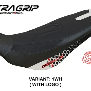 Rivestimento sella compatibile Ducati Desert-X Rally (22-23) modello Eriba special color ultragrip Scelto Dai Clienti
