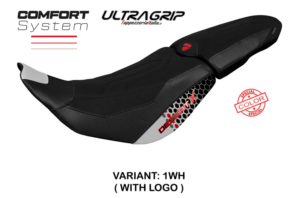 Compra Oggi Stesso Rivestimento sella compatibile Ducati Desert-X (22-23) modello Thar special color ultragrip comfort system