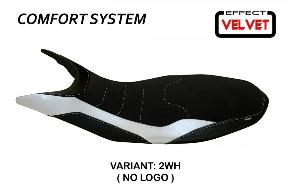 Rivestimento sella compatibile Ducati Hypermotard 821 / 939 (13-18) modello Varna 1 Velvet comfort system Nuovo Arrivo