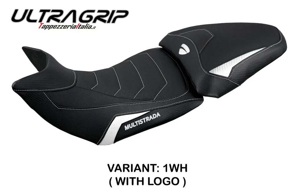 Professionale Rivestimento sella compatibile Ducati Multistrada 1200 / 1260 (15-20) modello Jazan ultragrip