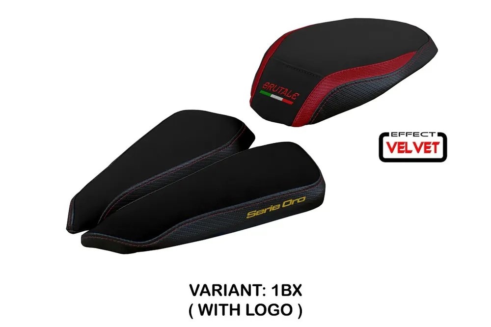 Rivestimento sella compatibile MV Agusta Brutale 1000 RR (20-23) modello Adai velvet Più Venduto