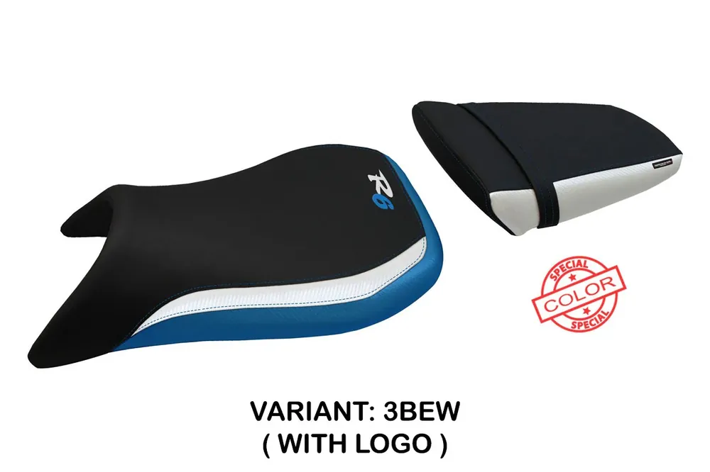 Rivestimento sella compatibile Yamaha R6 (99-02) modello Glasgow special color Soddisfatti O Rimborsati