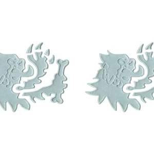 MALOSSI 2 adesivi TESTA LEONE MALOSSI - 3D - SILVER - 10 cm Compra Online