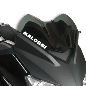 YAMAHA X MAX 125 ie 4T LC euro 3 2009->2013 MALOSSI SPORT SCREEN cupolino - FUMÉ SCURO - L.380xH.250 sp.3 mm Bestseller