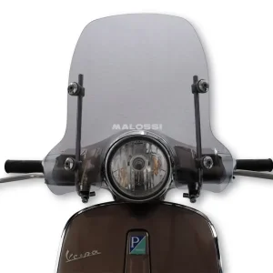 VESPA ELETTRICA 45 KM/H 2019-> (CB01E) MALOSSI SPORT SCREEN cupolino - FUMÉ CHIARO - L.510xH.420 sp.3 mm Saldi