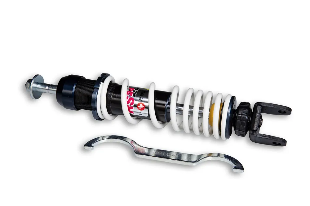 Nuovo Arrivo APRILIA SR MOTARD 50 2T euro 2 MALOSSI AMMORTIZZATORE POSTERIORE RS24 - interasse 294 mm
