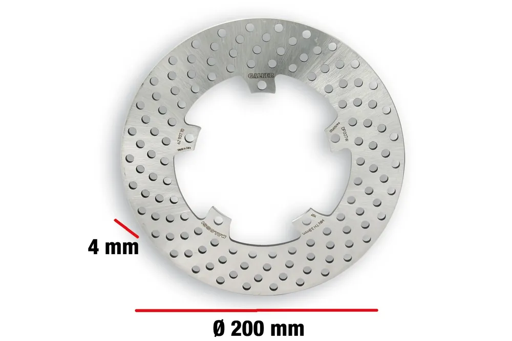 GILERA DNA 50 2T LC MALOSSI BRAKE POWER DISC MHR Ø est. 200 - spessore 4 mm Economico