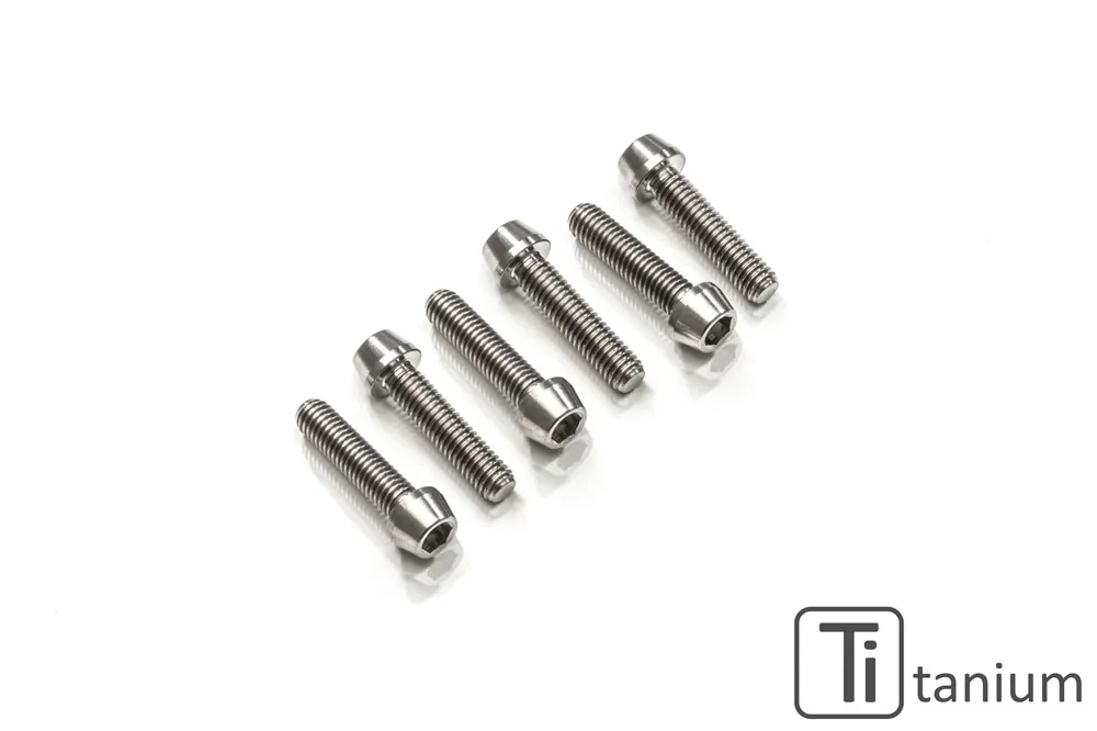 CNC RACING Kit viti piastra inferiore forcelle M6x20 (6 pz) - Titanio Offerta Del Giorno