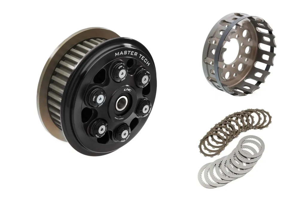 Prezzo Basso CNC RACING FRIZIONE ANTISALTELLAMENTO MASTER TECH COMPLETA - 12 DENTI ORGANICI
