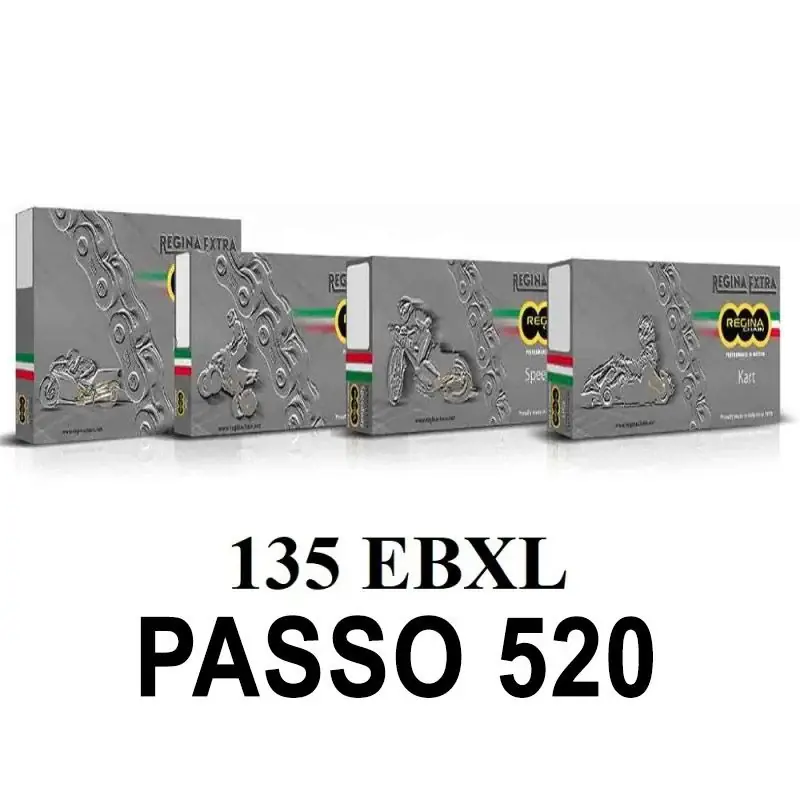 Pagamento Sicuro REGINA Catena 135EBXL 100 maglie passo 520 - Nera APRILIA 280 CLIMBER 1994 -1996