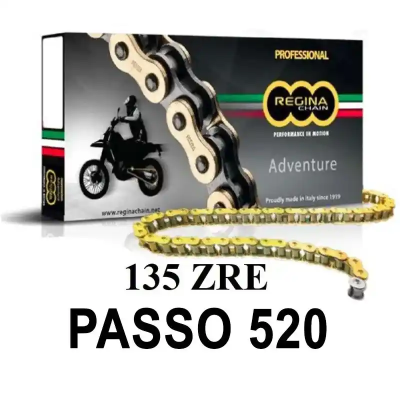 Nuovo Arrivo REGINA Catena 135ZRE 98 maglie passo 520 - Oro