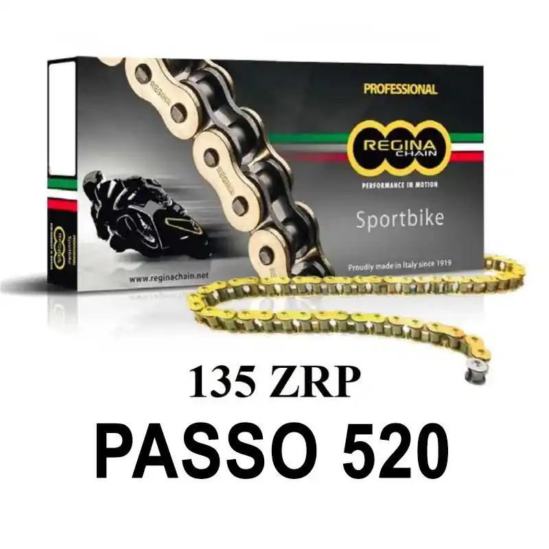 REGINA Catena 135ZRP 104 maglie passo 520 - Oro Novità