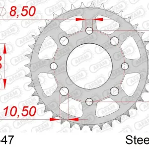 Offerta Corona AFAM 10201-47 in acciaio passo 428 HONDA CB 125 1972  -1976