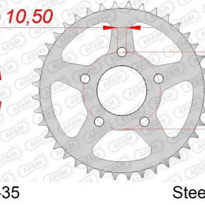 Corona AFAM 10215-35 in acciaio passo 520 HONDA NSR 125 R 1989 -1992 Compra Online