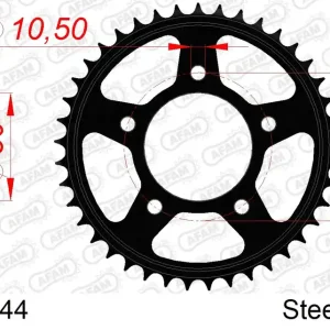 Bestseller Corona AFAM 10504-44 in acciaio passo 525 HONDA VT 600 C SHADOW CUSTOM 1986 -2000