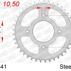 Compra Online Corona AFAM 12302-41 in acciaio passo 530 YAMAHA RD 250 LC 1980 -1986