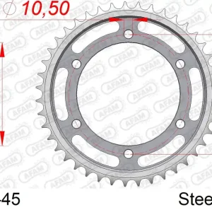 Quantità Limitata Corona AFAM 12601-45 in acciaio passo 530 YAMAHA FZR 600 1991 -1993