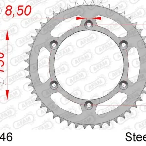 Prezzo Basso Corona AFAM 14206-46 in acciaio passo 520 GAS-GAS EC 125 R 2015
