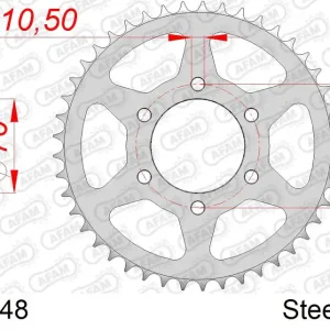 Offerta Speciale Corona AFAM 14401-48 in acciaio passo 520 SUZUKI DR 750 S 1988