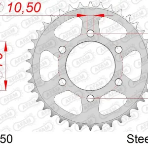 Corona AFAM 14503-50 in acciaio passo 530 SUZUKI GS 500 E 1982 -1983 Direttamente Dal Produttore