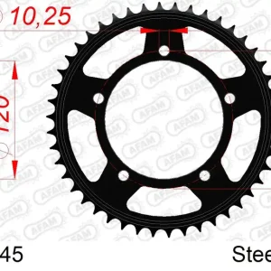 Corona AFAM 14604-45 in acciaio passo 525 SUZUKI GSX-R 600 2001 -2005 Bestseller