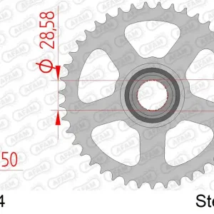 Corona AFAM 35100-44 in acciaio passo 415 APRILIA RS 50 1995 -1998 Ultima Occasione
