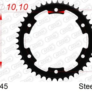 Corona AFAM 35804-45 in acciaio passo 525 APRILIA ETV 1000 CAPONORD 2001 -2003 Offerta Limitata
