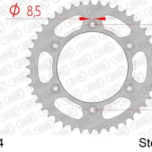 Corona AFAM 71304-44 in acciaio passo 520 KTM 660 RALLYE 2000 -2004 Compra Adesso