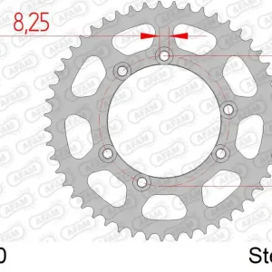 Direttamente Dal Produttore Corona AFAM 92115-50 in acciaio passo 420 BETA RR 50 SUPERMOTO 2002 -2005