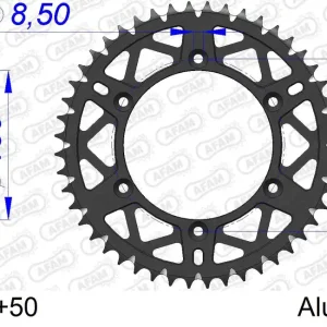 Corona AFAM 13323+50 in all. passo 520 FANTIC XE 125 2021 -2022 Occasione Imperdibile