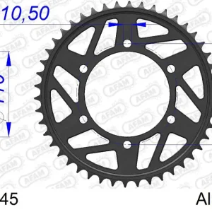 Pagamento Sicuro Corona AFAM 13814-45 in all. passo 520 SUZUKI GSX-R 1000 2017 -2022
