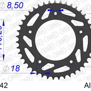 Scelto Dai Clienti Corona AFAM 36306-42 in all. passo 520 APRILIA RS 250 1995 -2003