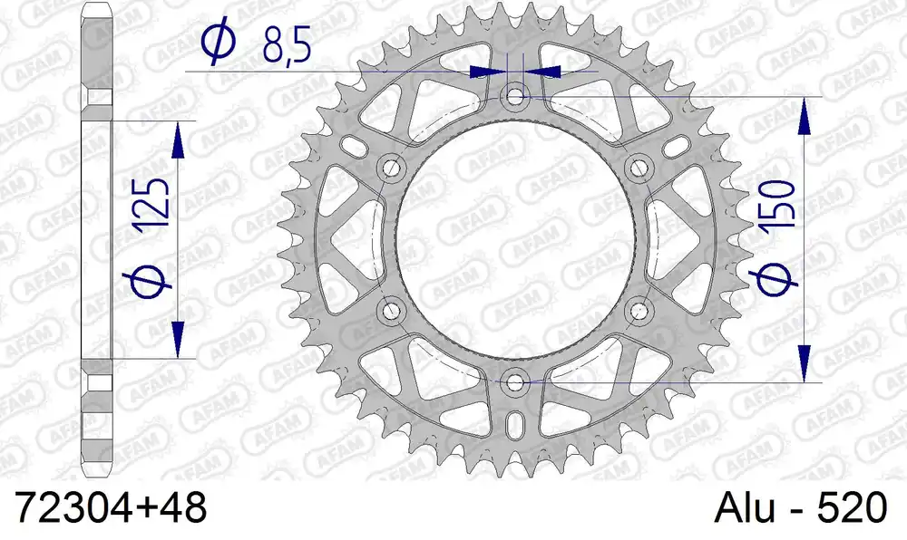 Offerta Del Giorno Corona AFAM 72304+48 in all. passo 520 HUSABERG FE 400 2000 -2002