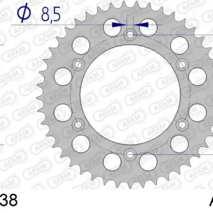 Novità Corona AFAM 72304N-38 in all. passo 520 KTM 620 DUKE 1993