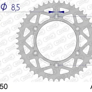 Ultimissimo Modello Corona AFAM 72304N-50 in all. passo 520 GAS-GAS EC 250 2021 -2023