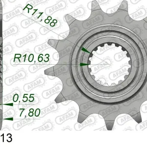 Pignone AFAM 20324-13 passo 520 HONDA CRF 250 R 2018  -2019 Non Perdere