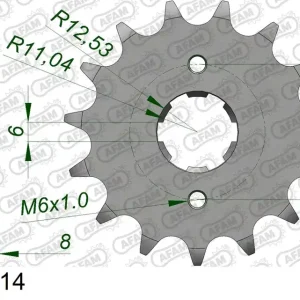 Pagamento Sicuro Pignone AFAM 20500-14 passo 520 HONDA XL 250 R 1982 -1983