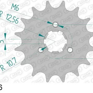 Super Prezzo Pignone AFAM 22502-16 passo 530 SUZUKI GT 750 1974 -1977