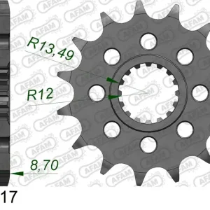 Offerta Speciale Pignone AFAM 22901-17 passo 525 SUZUKI GSX-R 1000 2009 -2016