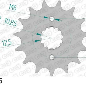 Pignone AFAM 24500-15 passo 530 KAWASAKI GPZ 305 1983 -1996 Compra Adesso