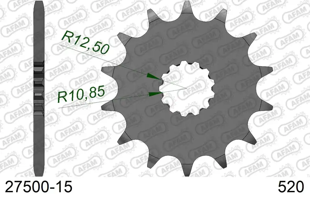 Pignone AFAM 27500-15 passo 520 CF MOTO 650 GT 2020 Sconto