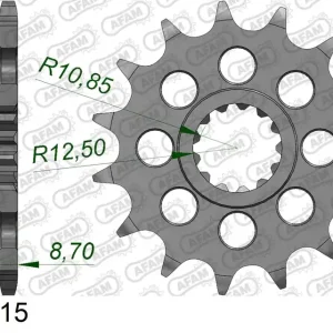 Prezzo Di Fabbrica Pignone AFAM 28402-15 passo 520 KAWASAKI Z 1000 R ZR 1000 2017 -2020