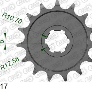 Pignone AFAM 30300-17 passo 520 YAMAHA RD 350 LCF 1985 -1992 Subito Disponibile