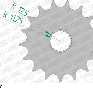 Pignone AFAM 88803-17 passo 520 TRIUMPH BONNEVILLE T100 2022  -2023 Saldi